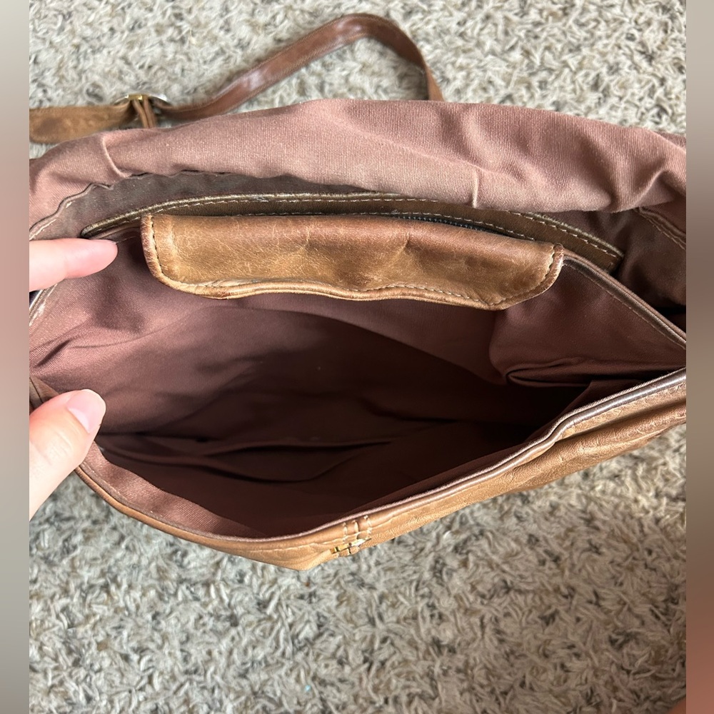 Vintage crossbody leather purse - Picture 3 of 6